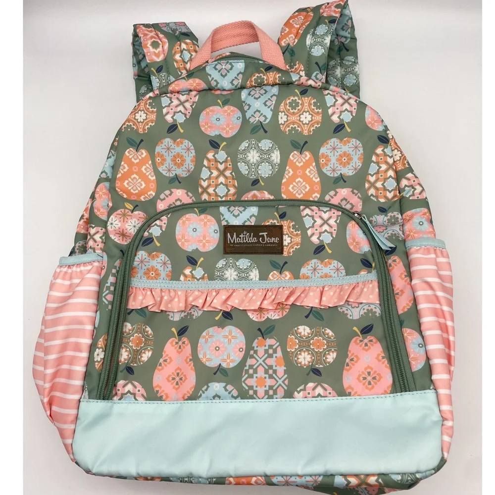 Matilda Jane Cece Apple Print Backpack
